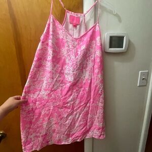 Lilly Pulitzer dusk silk dress size medium.